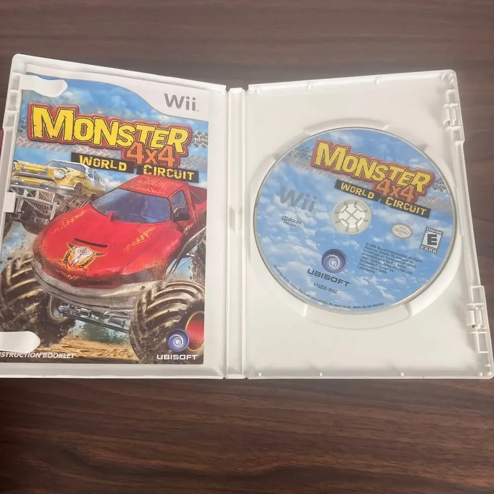 Wii Lot of 3 Video Games Hot Wheels Track Attack Monster 4x4 Myth Makers CIB
